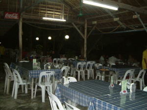 いけすのあるレストラン