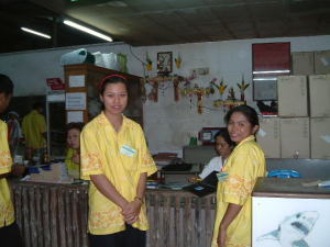 いけすのあるレストラン